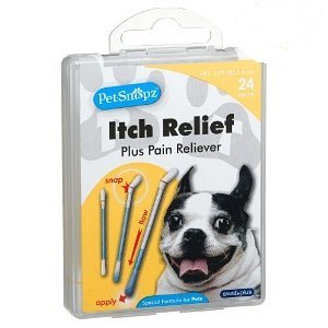 Pet Snapz Itch Relief Plus Pain Reliever Swabs 24 Count