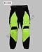 Hi-Vis waterproof motorbiker trousers, all black at the back to prevent them getting too dirty! Two zip pockets, waistband adjustment, ankle zip and zip attachment to your jacket, zip pullers for ease!