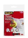 Scotch(TM) Thermal Laminating Pouches, 3.74 Inches x 5.31 Inches, 20 Pouches (TP5902-20)