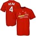 Yadier Molina St. Louis Cardinals Name and Number T-Shirt (Large)