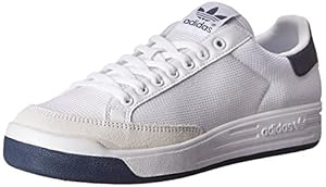 adidas Originals Men's Rod Laver Sneaker, White/Collegiate Navy, 10 M US
