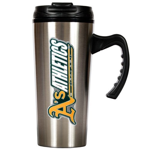 Oakland Athletics MLB 16oz Stainless Steel Travel Mug