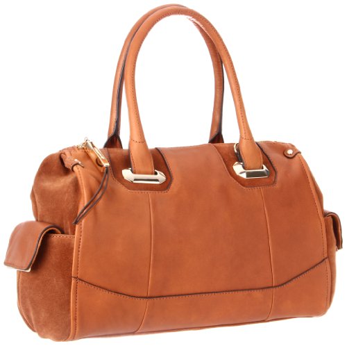 Hand Bag by B. MAKOWSKY Loren Satchel,Maple