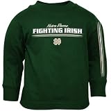 adidas Notre Dame Fighting Irish Green Toddler Team Vision Long Sleeve T-shirt