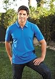 Alo Men's Short-Sleeve Performance Polo with Zip Placket. M1003
