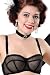 What Katie Did Cabaret Underwired Balconette Bra 36C UK/36C US/80C EU/95C FR Black