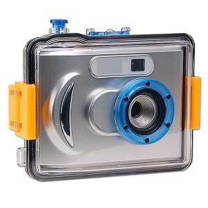 300K Pixel Waterproof Digital Camera (Silver)