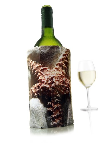 Vacu vin 3881260 Rapid Ice Flaschenk&uuml;hler Motiv Seestern 0,75 -1l