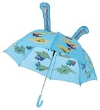 Produkt-Bild: Playshoes Regenschirm Baustelle 448561 Jungen Regenschirm, one size Blau (original 900)
