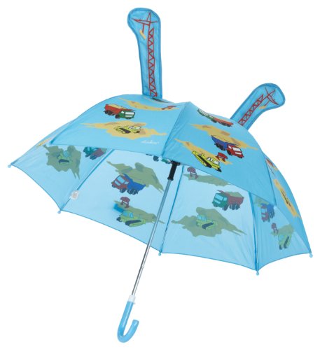 Playshoes Regenschirm Baustelle 448561 Jungen Regenschirm, one size Blau (original 900) Preisvergleich