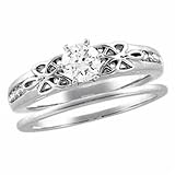 Beautiful Semi Mount Wedding Ring Set (Center Stone Not Included)