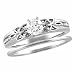 Beautiful Semi Mount Wedding Ring Set (Center Stone Not Included)