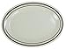 Yanco SS-222 Sesame Deep Oval Platter, 12" Length, 9" Width, 1" Height, Melamine, Pack of 12