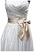 Wedding satin sash belt for special occasion dress bridal sash (Champagne)