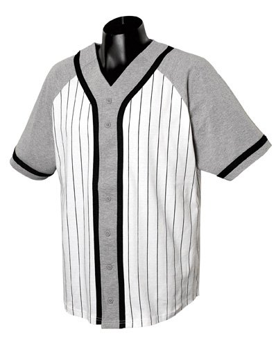 Champion 6.7 oz. Contrasting Raglan Sleeve Button-Front Baseball Jersey