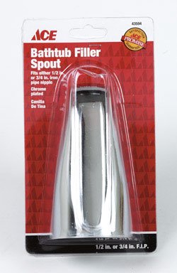 Buy ACE BATHTUB SPOUT Chrome plated with reducer (Gilmour Bathtubs, Plumbing, Bathtubs Showers & Saunas, Bathtubs)