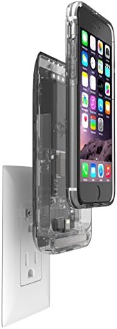 Prong PWR Case iPhone 3500 mAh Battery case and Intergrated Charger for iPhone 6 - Clear
