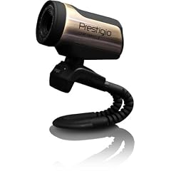 Prestigio Webcam 1,3 Megapixel, USB 2.0, schwarz/bronze