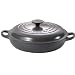 Le Creuset Cast Iron Shallow Casserole, Granite, 30 cm