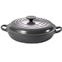Le Creuset Cast Iron Shallow Casserole, Granite, 30 cm