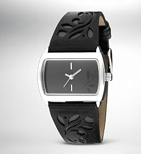 Wide Face Cut-Out Leaf Watch