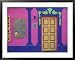 Colorful Paint, Gran Roques, Los Roques, Venezuela Architecture Framed Art Poster Pri...