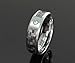Mens Wedding Band Tungsten Ring Carbon Fiber Inlay Brilliant CZ High Quality Tungsten Carbide 8mm Comfort Fit