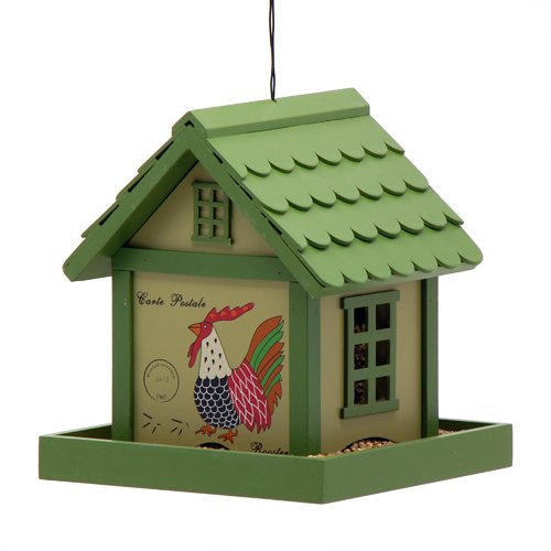 Rossos International SOBF2 Green Bird Feeder