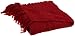 Woven Workz Marion Throw, Red
