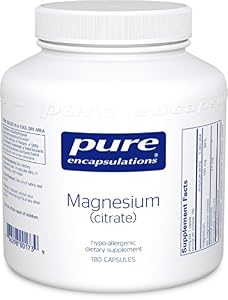 Pure Encapsulations Magnesium Citrate, 180 Count