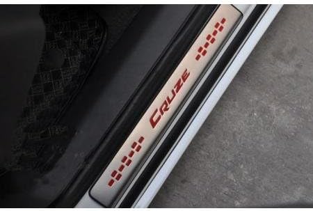Aunoc Door sill scuff plate Guards Sills For Chevy CRUZE 2009 2010 2011 2012 2013 2014