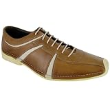 Bacco Bucci Sanders Tan Leather Shoes Oxfords - Available in Various Sizes by Bacco Bucci