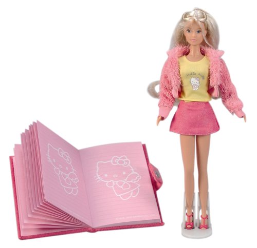 Simba 105733510 - Steff Love, Puppe mit Notizblock im Hello Kitty Design Preisvergleich