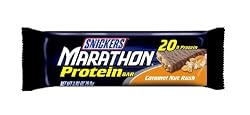 Snickers Marathon Caramel Nut Rush Protein Bar, 2.82-Ounce Bars (Pack of 12)