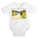 Onesie with Michigan, road, Detroit