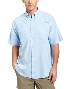 Columbia Men's Tamiami II Short Sleeve Fishing Shirt (Sail,Large)