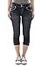 WallFlower Juniors Luscious Curvy Bling Denim Capris