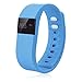 Smart Watch Pedometer Intelligent Alert Activity Sleep Wristband Tracker Blue