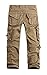 Men's Cotton Casual Military Army Cargo Camo Combat Work Pants (US:34 / Tag Asia 36, Khaki)