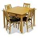 Stakmore Mission Style Expanding Dining Table