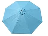 9' Outdoor Market Patio Umbrella - Blue