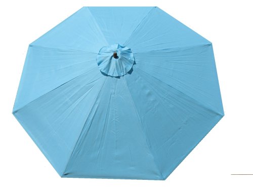 9' Outdoor Market Patio Umbrella - Blue