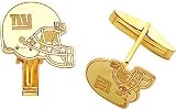 14K Gold NFL New York Giants Football Helmet Cuff Links