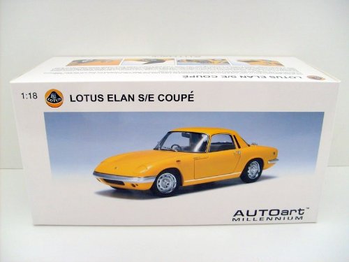 AUTO ART 1/18 75352 LOTUS ELAN COUPE S/E S3 YELLOW 