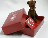 Image of Dapper Dan Teddy Bear Gift Package with Free Red Gift Card (Heart) - Teddy Delivery