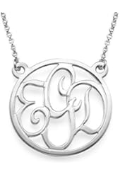 Round Monogram Necklace - Custom Made with any Initials!