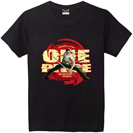 One Piece Short Sleeves Tee Tshirt (M (US S), Black)