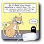 Rich Diesslins Funny Cat Cartoons - Cat Pest Control - Mouse Pads