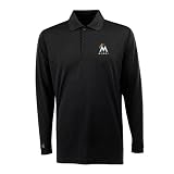 Miami Marlins Long Sleeve Polo Shirt (Team Color) - Small