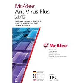 McAfee antivirus plus 2012 (1 poste, 1 an) [import allemand]